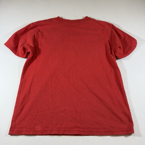 Vintage Volcom Logo Skater Y2K Graphic Baby Tee T-Shirt - Red Wms Small - Picture 5 of 9